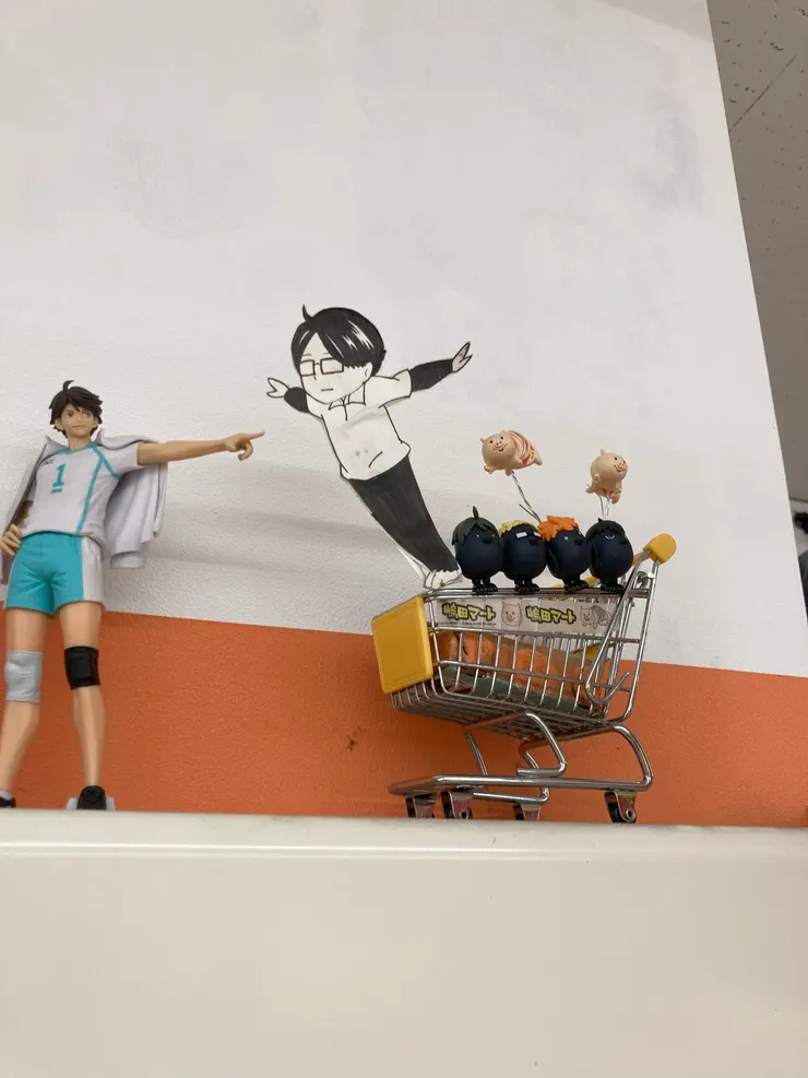 看到及川就忍不住拍照