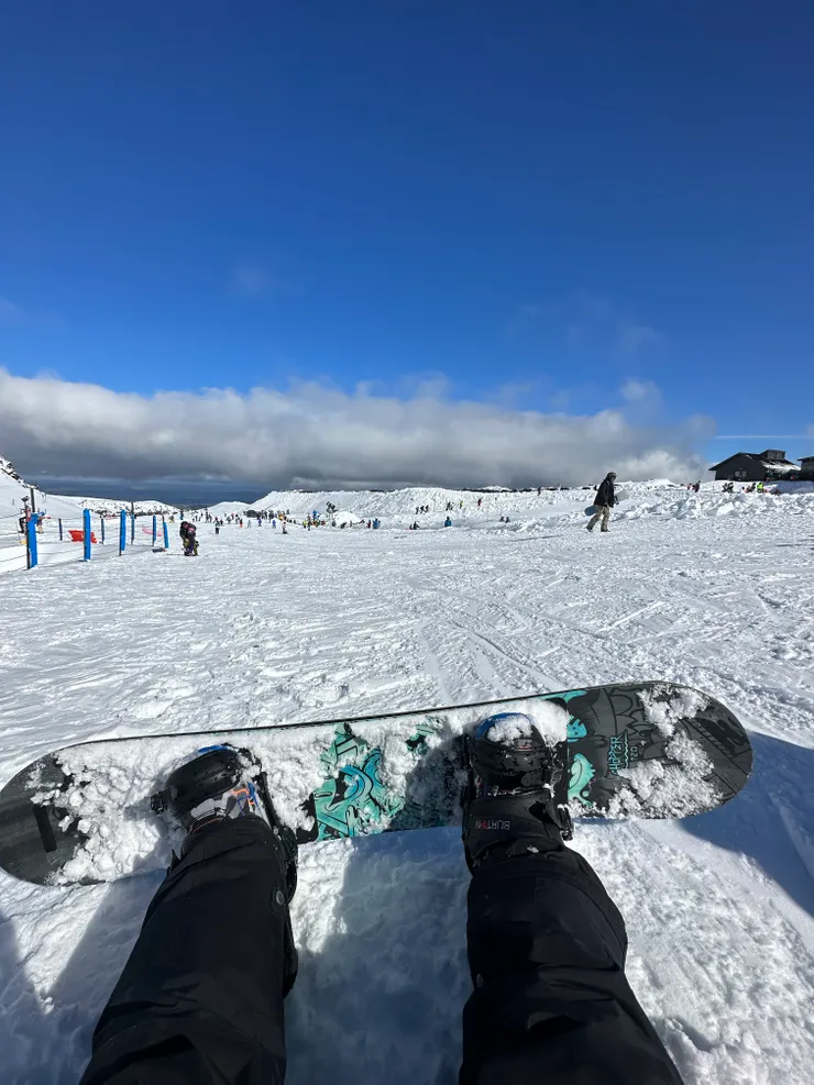 小白不會滑雪倒是蠻多時間拍照的