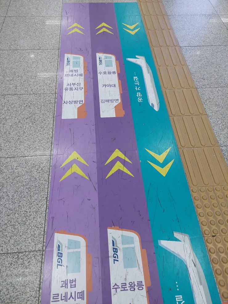 地上也都有指標