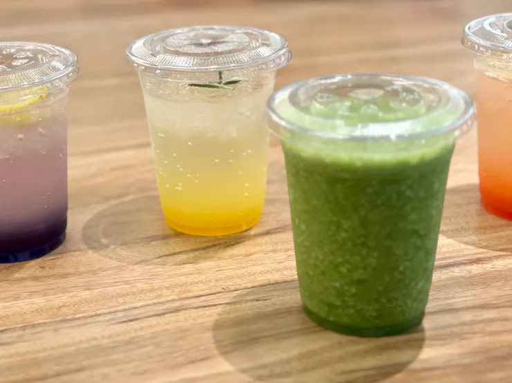 沖繩苦瓜蔬菜飲& 沖繩香檸香料氣泡飲