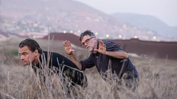 李奧納多狄卡皮歐與導演保羅湯瑪斯安德森