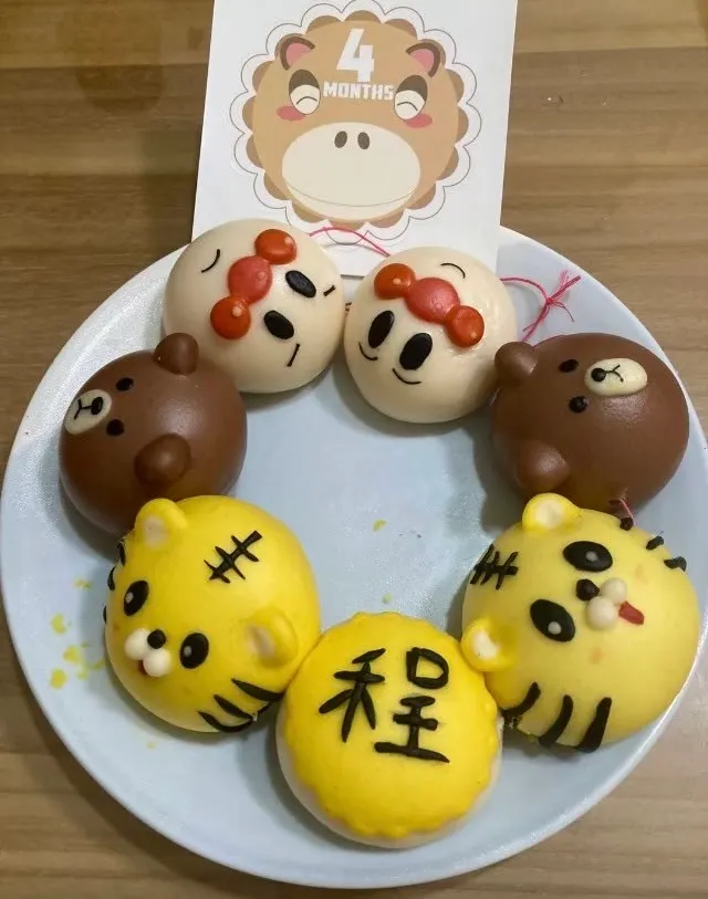 第一次手作造型饅頭超好玩!