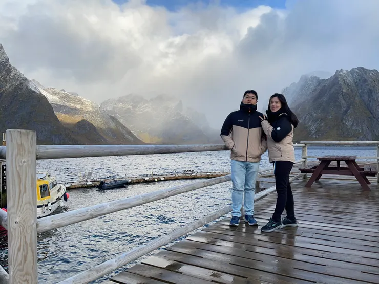 隔著照片都還能感覺到冷