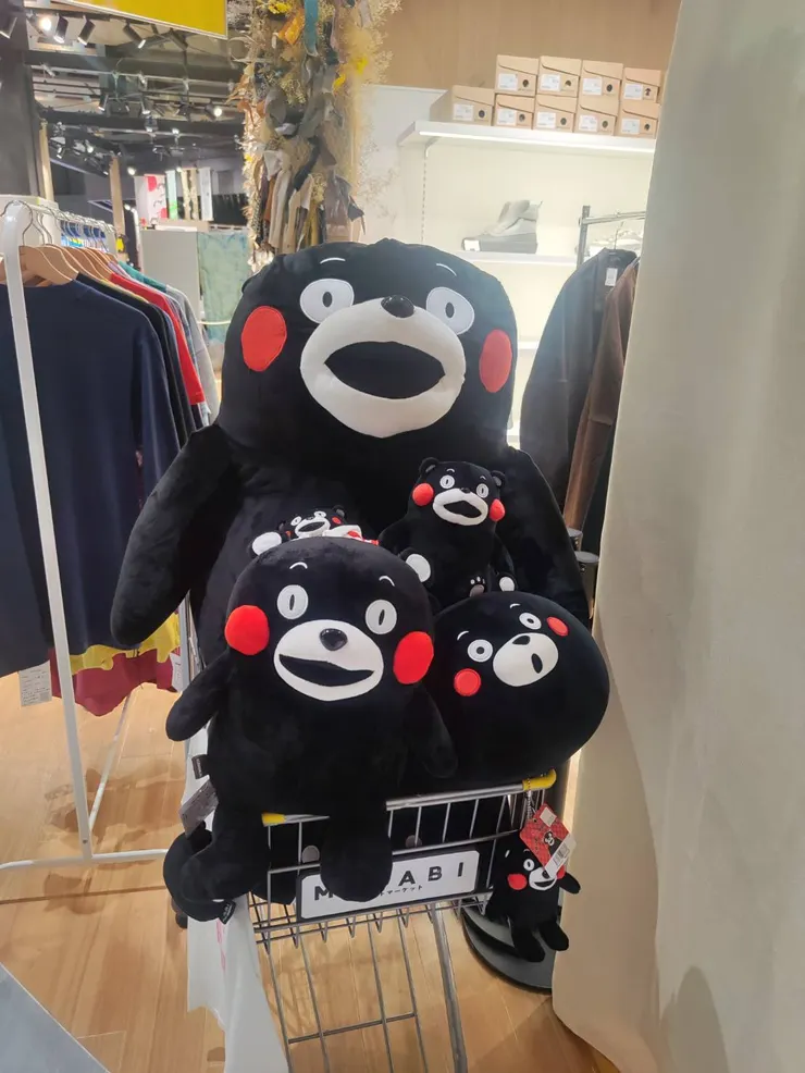 機場國內線的熊本熊