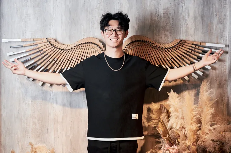 加拿大音樂家Tony Ann期許自己的音樂能簡練、易聽，且力求突破。（攝影／鄭達敬）