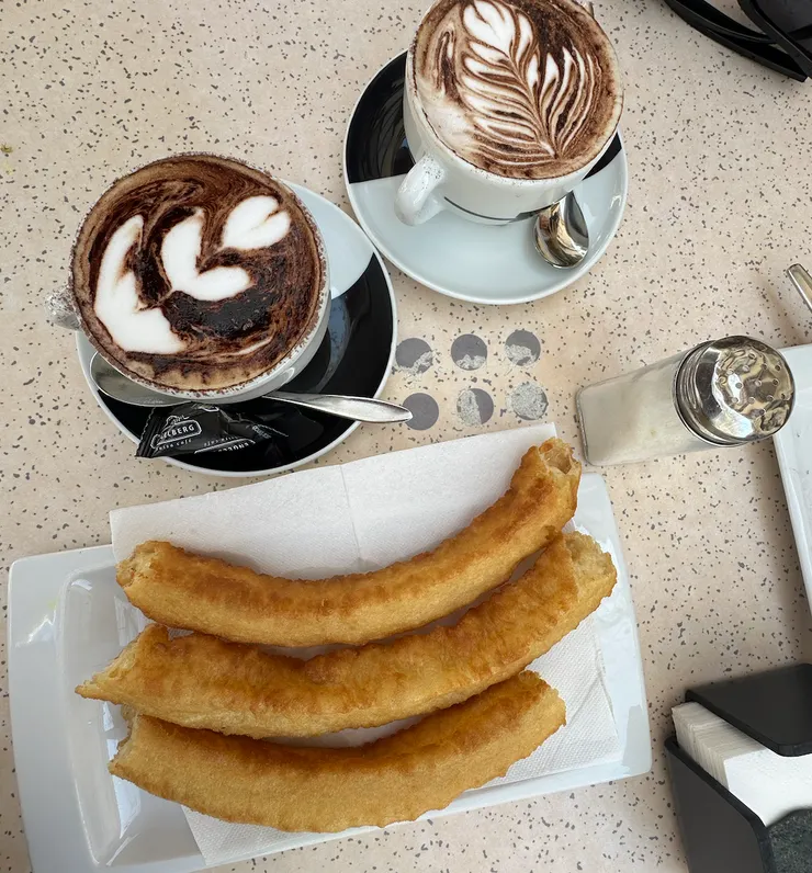 平常都不給拉花的，今天是什麼日子 於2024/03/16拍攝