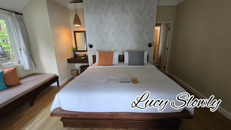 海濱小屋雙人房內部