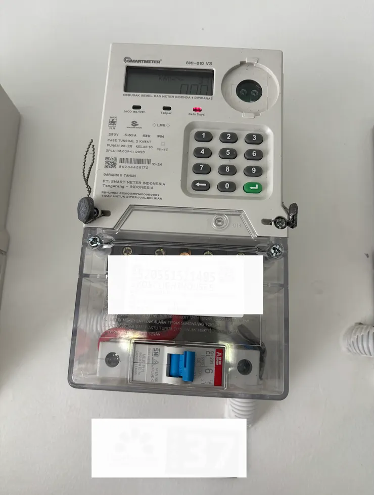 每一間房都有自己的獨立電表