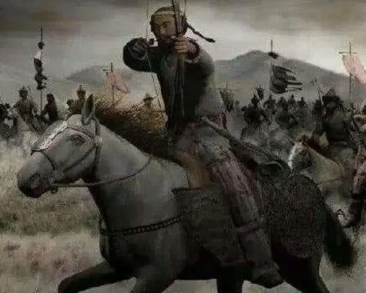 西夏騎兵圖。（圖片來源：歷史學習網）