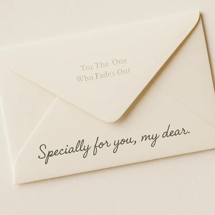 Specially for you, my dear.