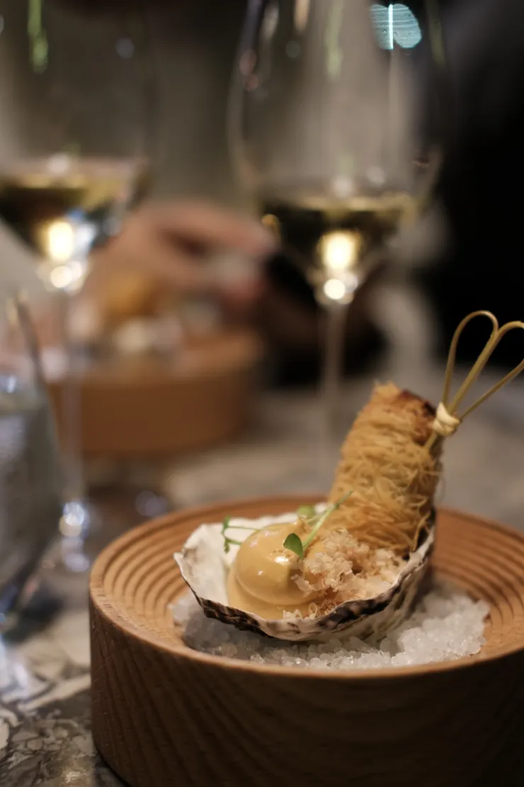 蚵仔麵線炸牡蠣