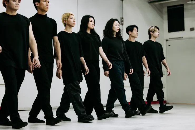 【2025衛武營馬戲平台】克萊蒙．達贊＆魔人神手製造所《勞動狂想》排練（攝影：李建霖） 