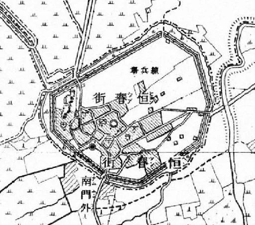 日治二萬分之一台灣堡圖(明治版)資料來源：台灣百年歷史地圖