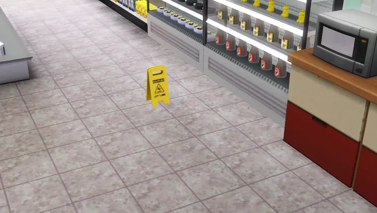 這裏的人來來往往，要小心地滑。