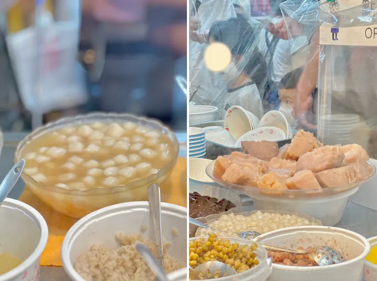 除了圓仔必點，蜜芋頭、蜜蓮子、蜜紅豆也非常美味