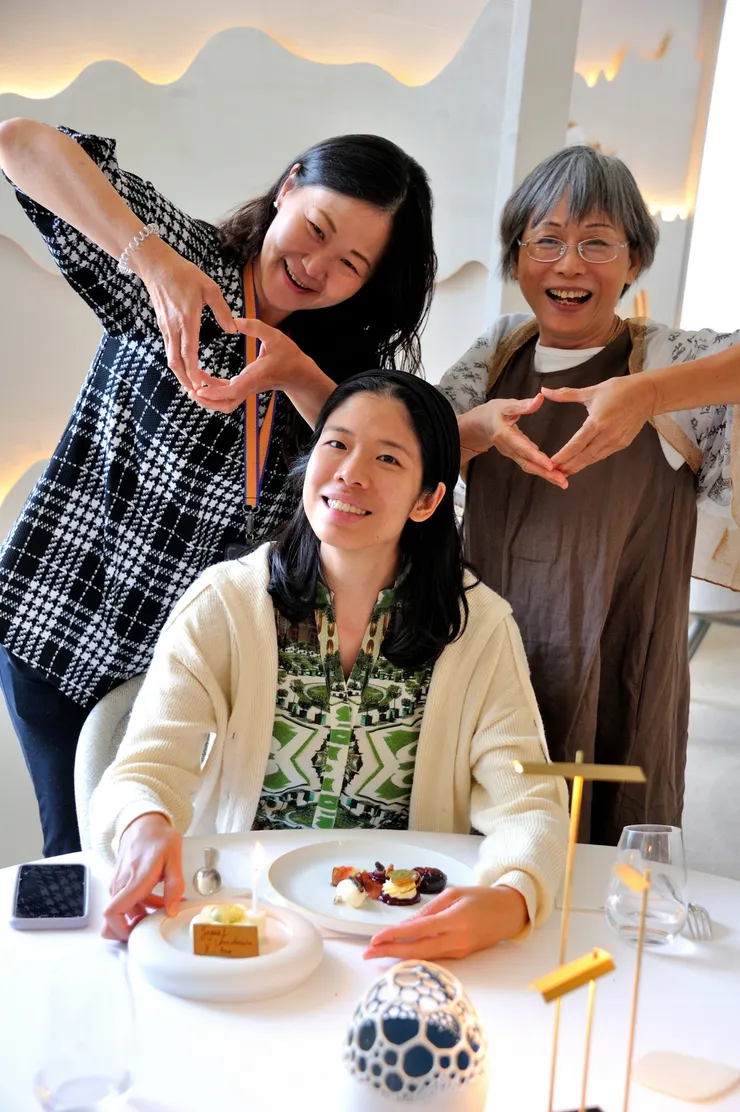 【和壽星合照】