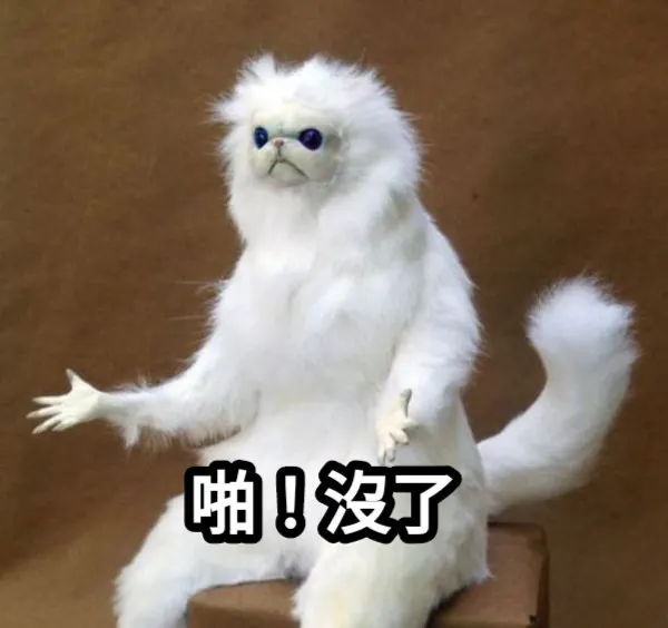啪！沒了。圖片：https://memes.tw/wtf?template=44823