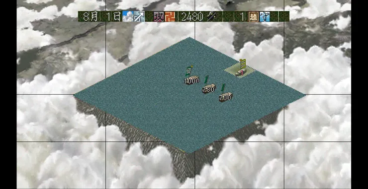 單槍匹帆，水戰迎敵