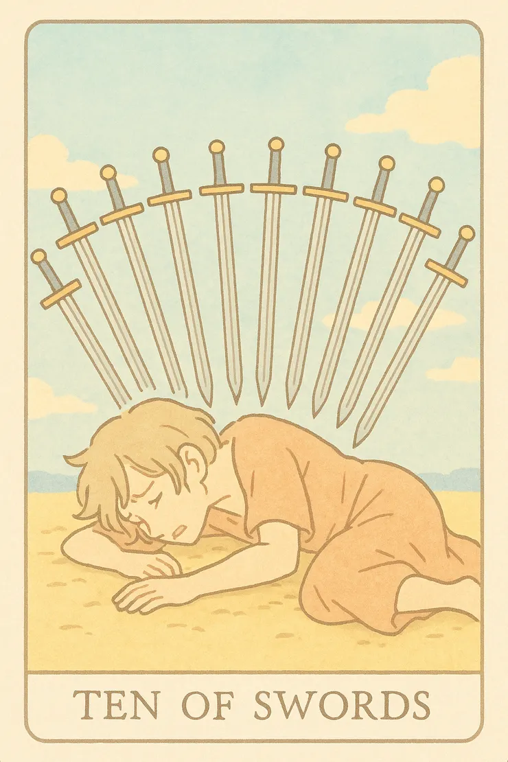 寶劍10（Ten of Swords）