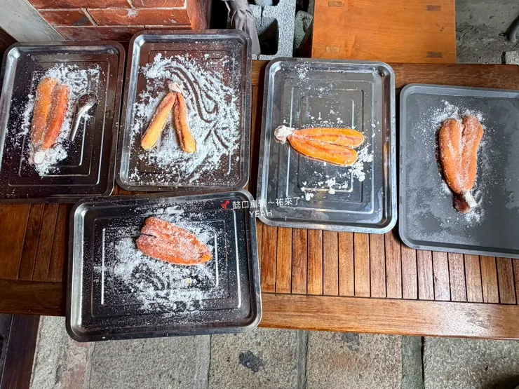 孩子們的烏魚子看起來很療癒~