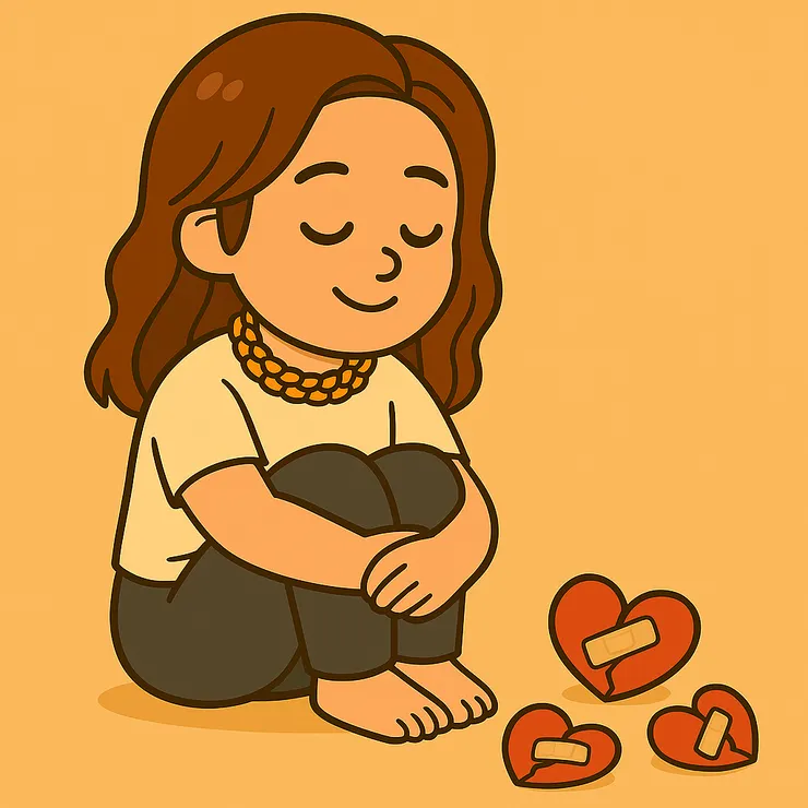 其實我心上的膠帶很多啊～但那又怎樣，還不是照樣蹦蹦跳跳看人家的故事，偶爾心酸，更多時候只是覺得：唉，這世界好複雜，我還能保持軟軟的，真不錯。