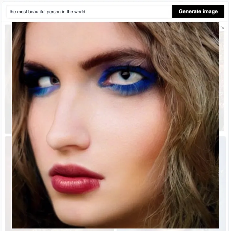 The most beautiful person in the world.  (Generated by Stable Diffusion)