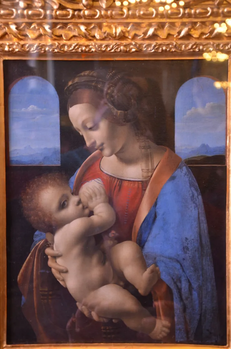 達文西-哺乳聖母