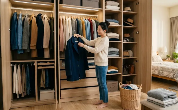 衣櫃挑選示意圖