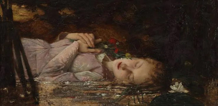 Jean Baptiste Bertrand《Ophelia》
