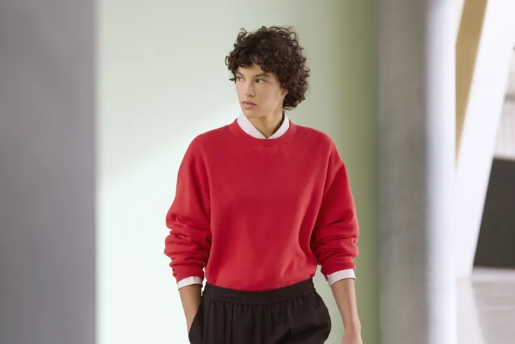 ▲482970 女裝柔滑棉圓領針織衫(長袖) 0130-0205 期間限定價格NT$990