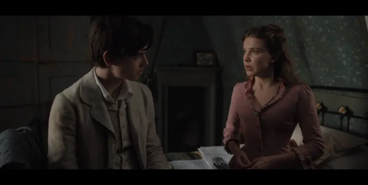 Enola與Lord Tewkesbury性格與傳統性別特質對調的設定相當有意思