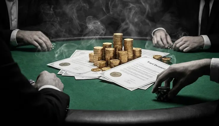 與銀行博弈與籌碼