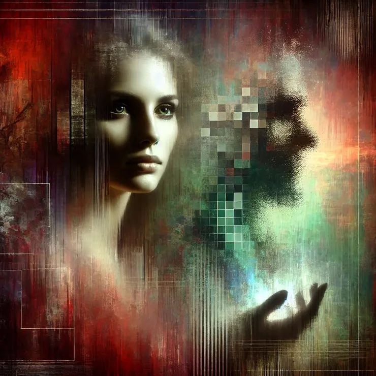 The image before her was incomplete—colors bleeding into one another, details dissolving as if time itself had swallowed them.