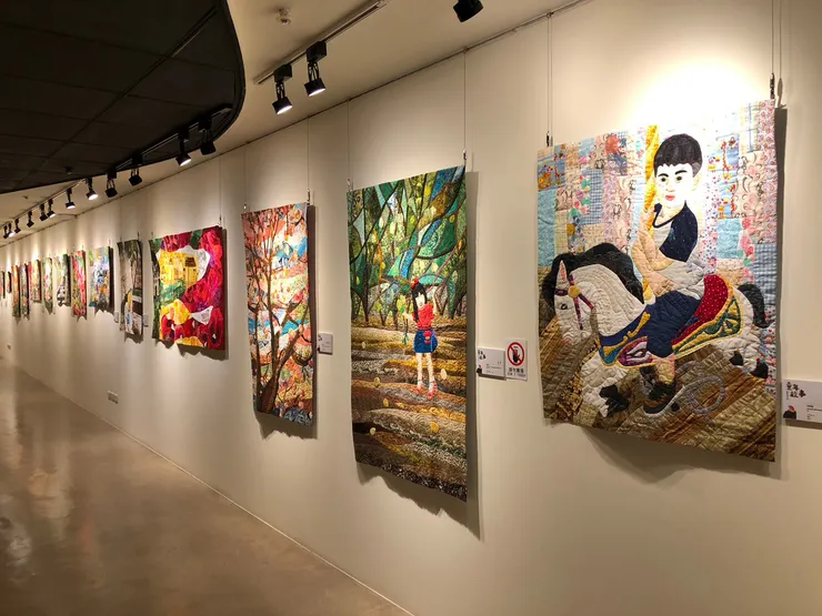 【童年故事藝術拼布展】_展區