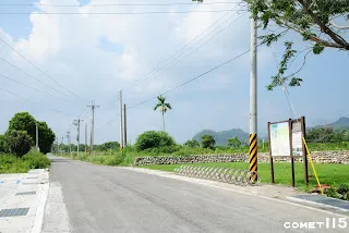 舊線已開闢成道路(往鹿野方向拍)