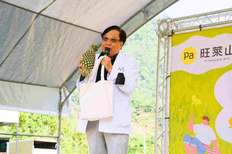 圖說:醫藥背景出身的旺萊山董事長劉家發,運用自身專業、持續開發鳳梨全果應用潛能,未來更要帶著台灣鳳梨走向國際。(資料來源:旺萊山)