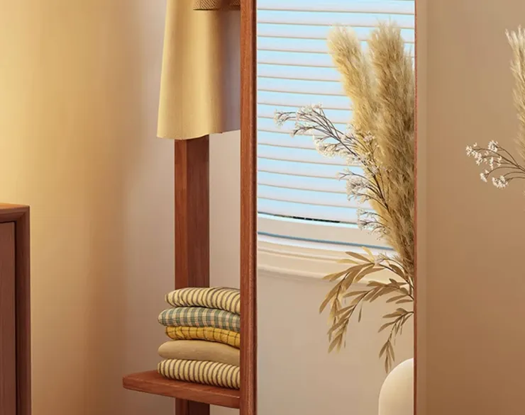 乾淨透亮｜多功能旋轉掛衣鏡