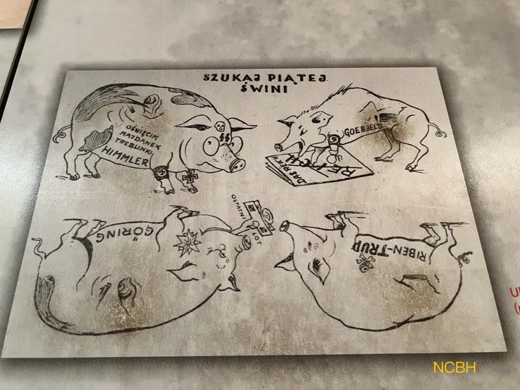 謎題，找出第五隻豬，就是希特勒