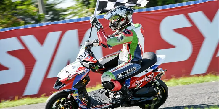 JET車系自上市以來全台各機車賽事中出盡鋒頭，持續的進化更是一直讓車款保持著賽道王者的地位。圖：經銷商提供