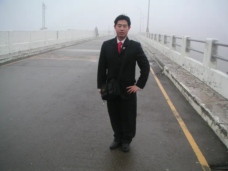 這是冬季起霧的石門水庫!別有一番意境!