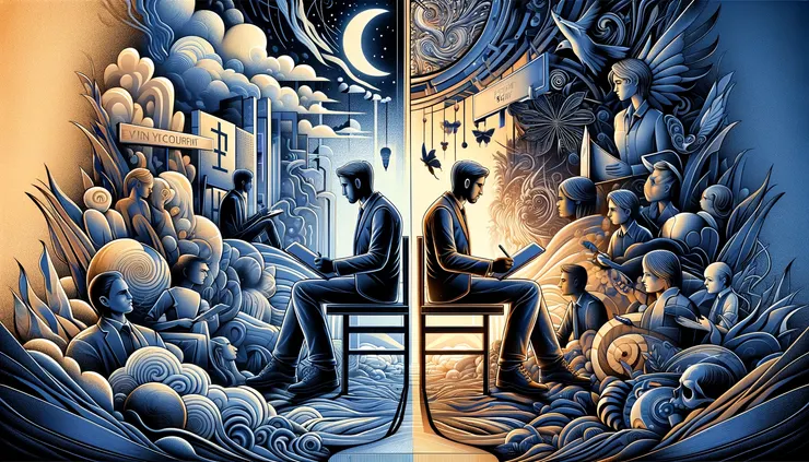 內心想法和外在行為的衝突