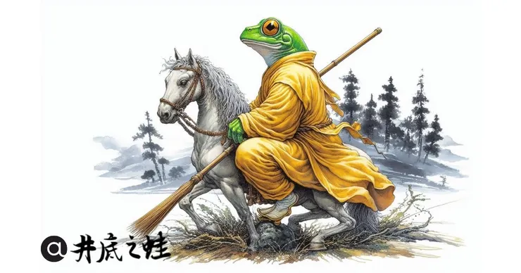 誰說要騎驢找馬的？……嗚嗚嗚，這麼慢，本蛙真懷念咱的驢子