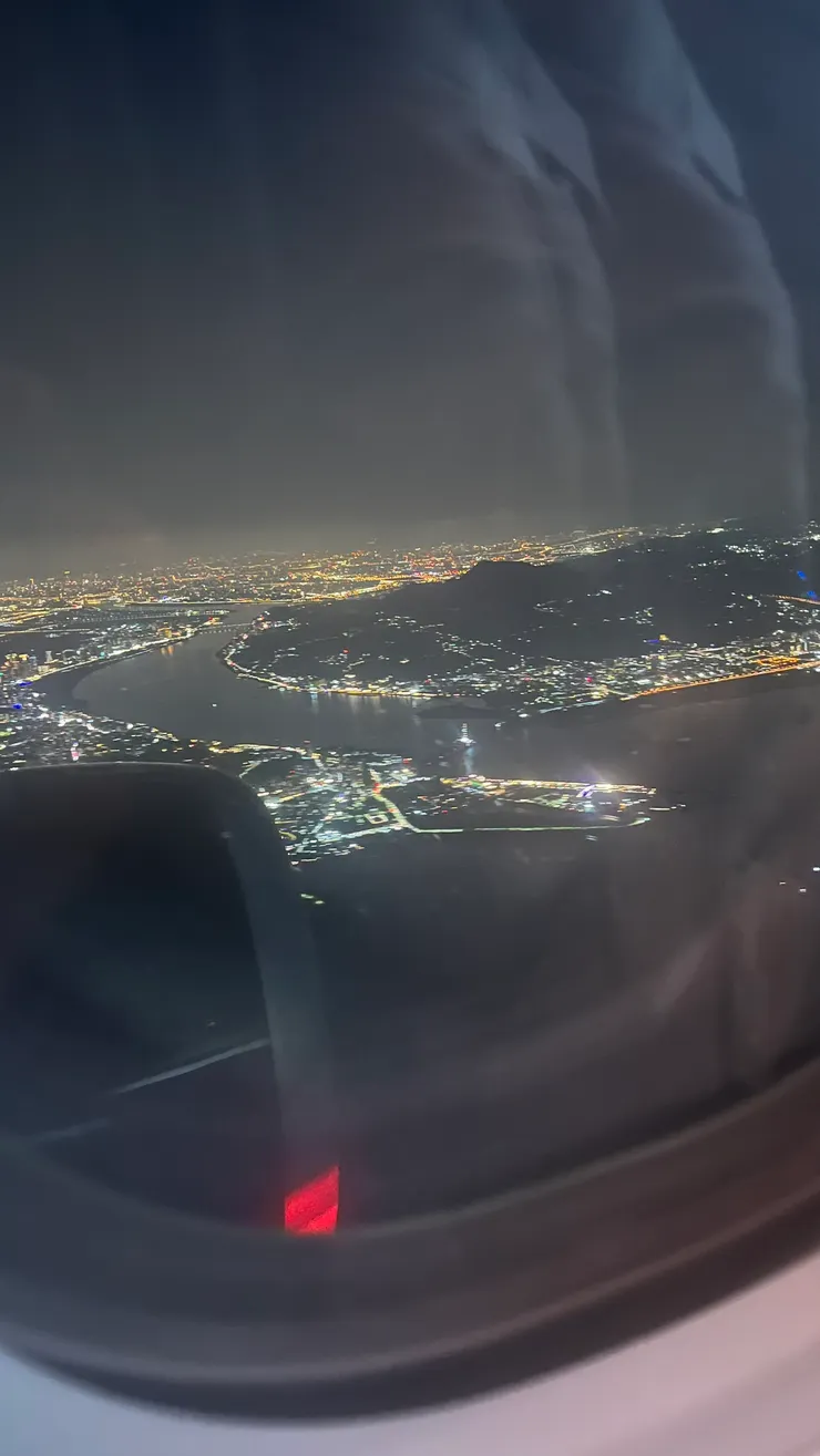 回到台北天已黑。