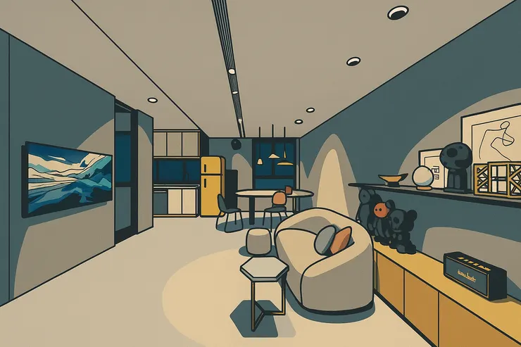 單層規劃8至10戶已成常態，黃金邊間留給坪數稍大的主力戶型，中間則被硬塞進數個「迷你宅」。