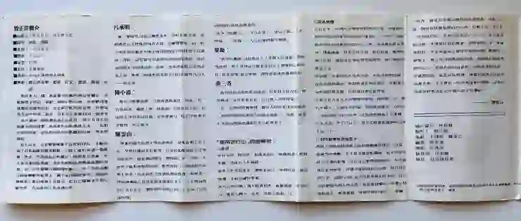 『雨中的歉意』專輯內頁