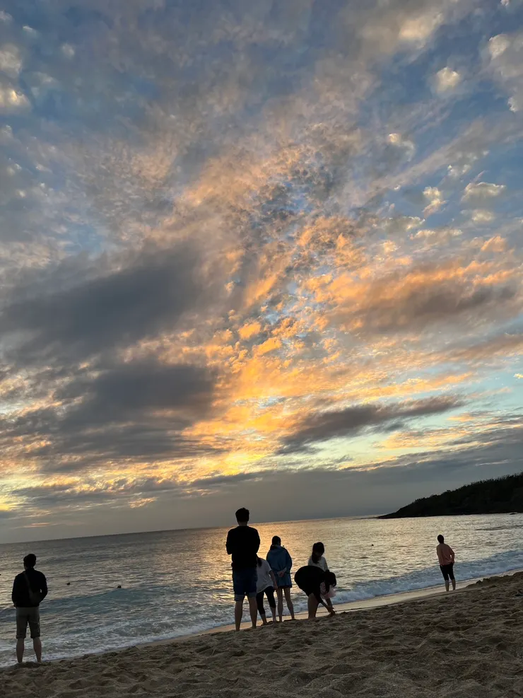 2023，最後一天的墾丁夕陽一角落，超美