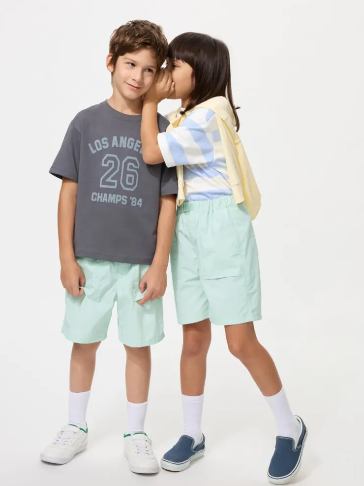 483406 童裝防潑水輕便短褲 新店獨家優惠 NT$390