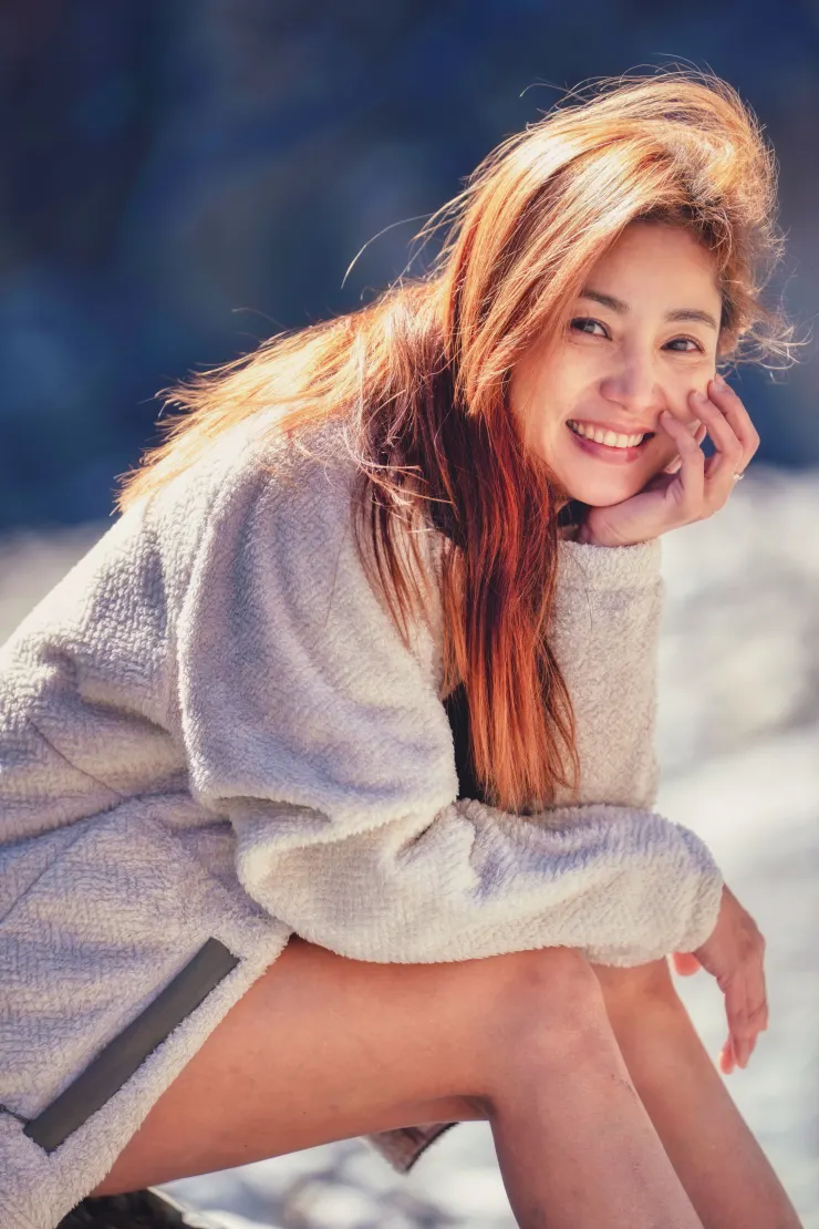 終於來野溪温泉泡湯了～超開心～