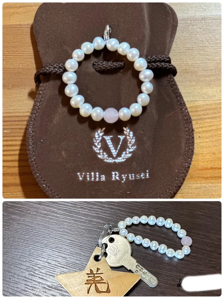 退房時會將珍珠取下，送給客人當作紀念帶回家！