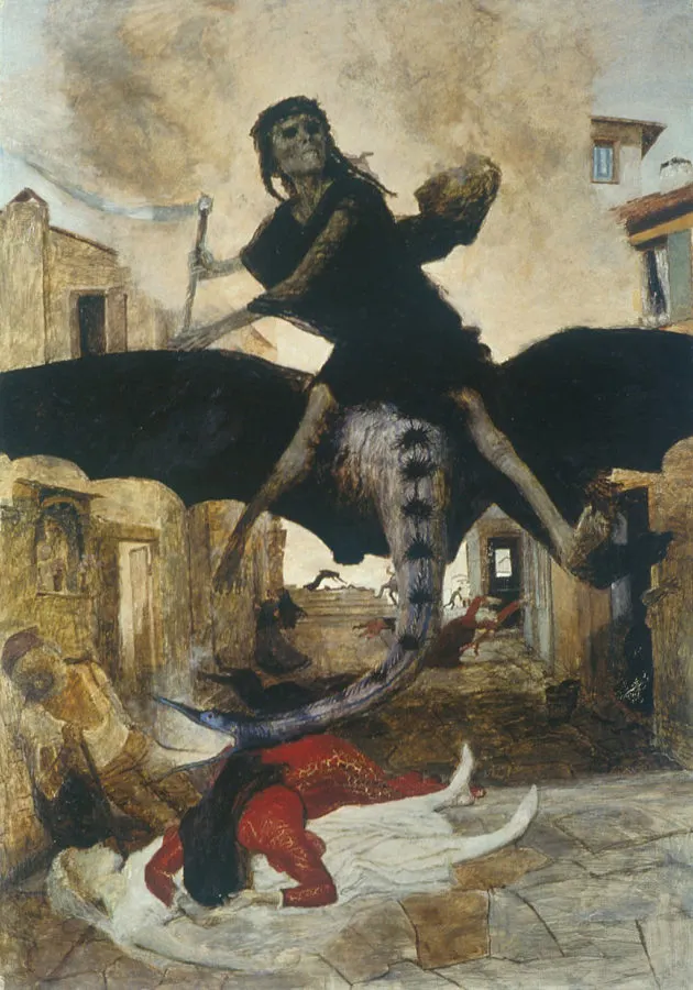 Arnold Böcklin, Plague, 1898